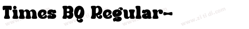 Times BQ Regular字体转换